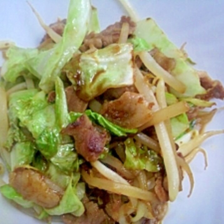 肉みそ野菜炒め